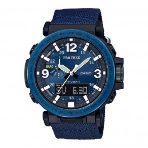Correa de reloj Casio PRG-600YB-3 / 10530879 Nylon/perlón Azul 24mm